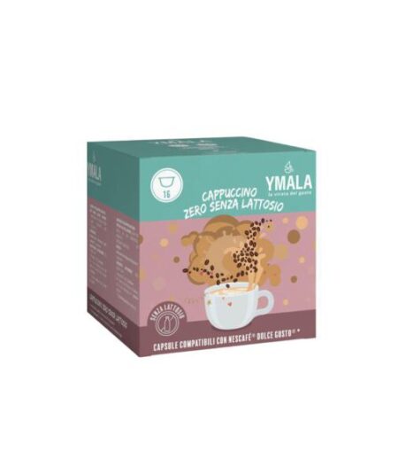 BOX 16 CAPSULE YMALA CAPPUCCINO ZERO COMPATIBILE DOLCE GUSTO