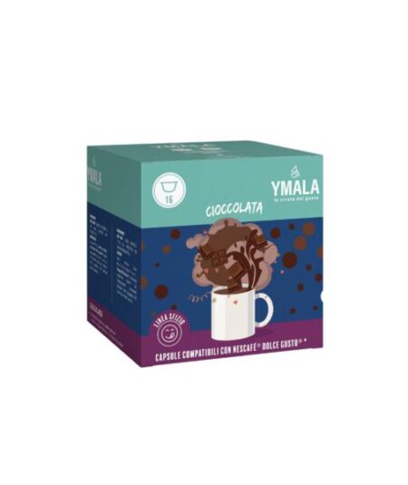 BOX 16 CAPSULE YMALA CIOCCOLATA COMPATIBILE DOLCE GUSTO