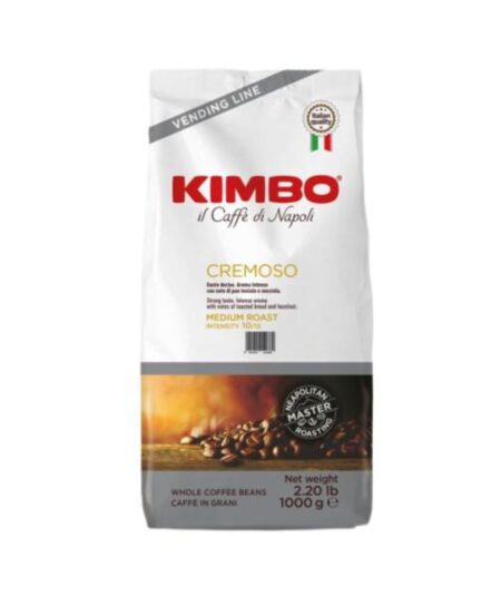 BUSTA CAFFE' IN GRANI 1 KG KIMBO MISCELA CREMOSO