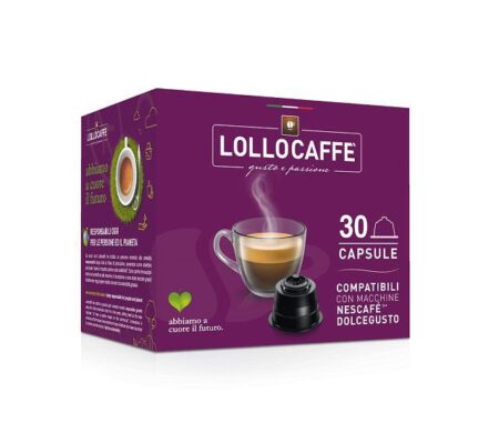 BOX 30 CAPSULE LOLLO MISCELA ARGENTO COMPATIBILI DOLCE GUSTO