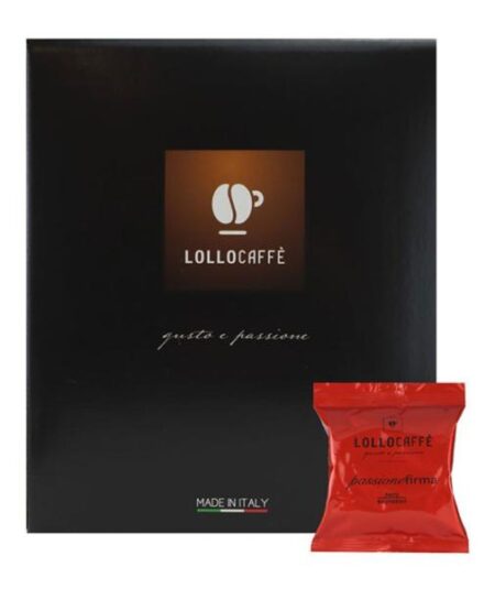 BOX 80 CAPSULE LOLLO MISCELA NERA COMPATIBILI LAVAZZA FIRMA