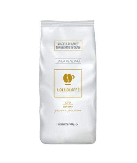 BUSTA CAFFE' IN GRANI 1 KG LOLLO MISCELA ORO