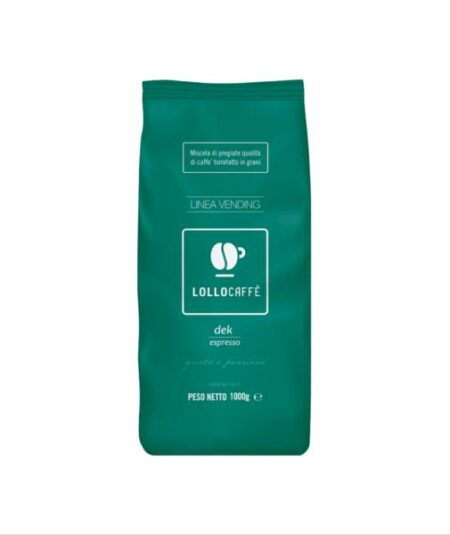 BUSTA CAFFE' IN GRANI 1 KG LOLLO MISCELA DECA