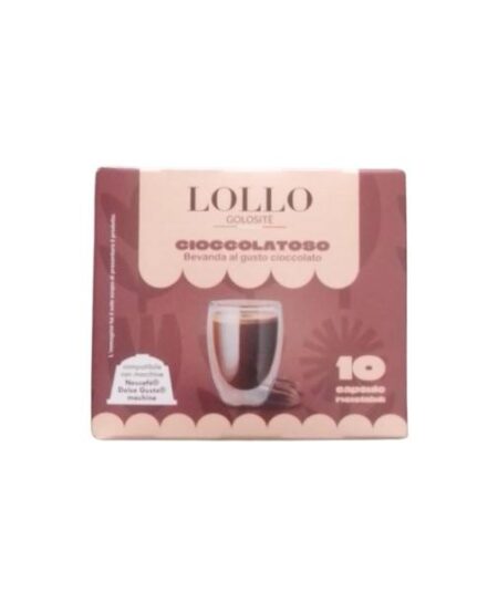 BOX 10 CAPSULE CIOCCOLATO LOLLO COMPATIBILI DOLCE GUSTO