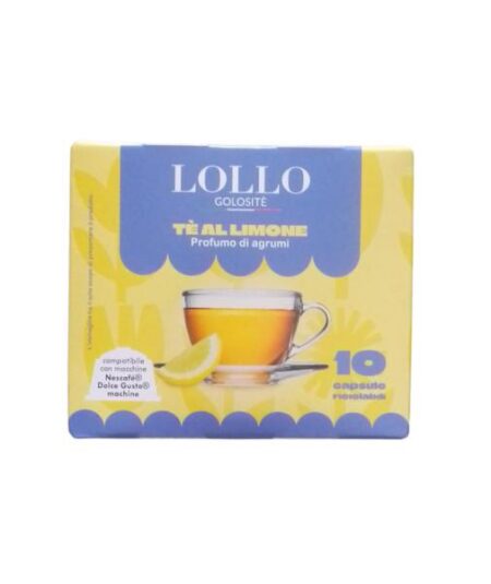 BOX 10 CAPSULE THE AL LIMONE LOLLO COMPATIBILI DOLCE GUSTO