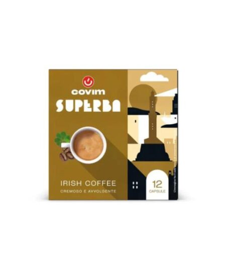 BOX 12 CAPSULE COVIM IRISH COFFEE SUPERBA COMPATIBILI FIRMA