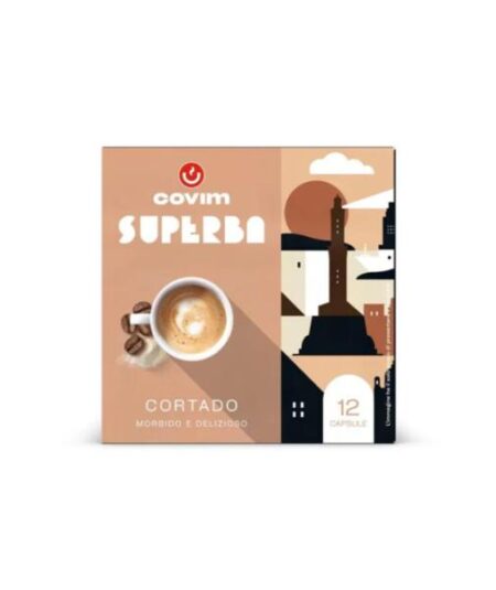 BOX 12 CAPSULE CORTADO COVIM SUPERBA COMPATIBILI FIRMA