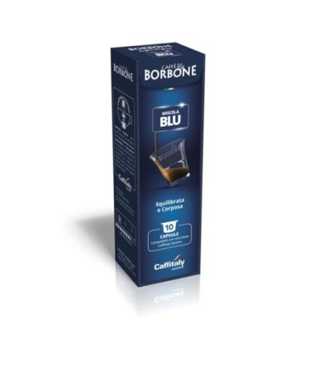 BOX 10 CAPSULE MISCELA BLU BORBONE CAFFITALY SYSTEM