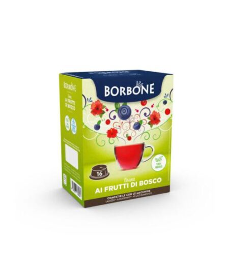 BOX 16 CAPSULE BORBONE TISANA FRUTTI DI BOSCO MODO MIO