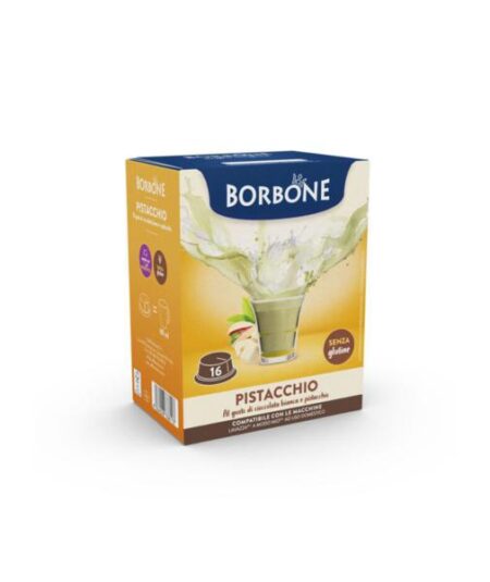 BOX 16 CAPSULE BORBONE PISTACCHIO E CIOCCOLATO A MODO MIO