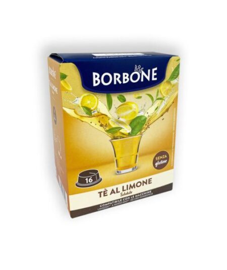 BOX 16 CAPSULE BORBONE THE LIMONE COMPATIBILI MODO MIO