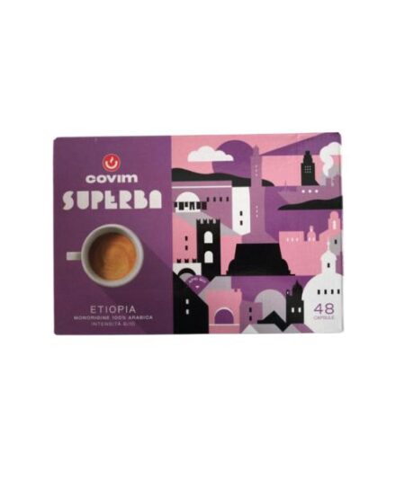 BOX DA 48 CAPSULE COVIM SUPERBA ETIOPIA COMPATIBILI FIRMA