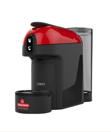 MACCHINA A CAPSULE CS60 ROSSO LUCIDO COVIM SUPERBA