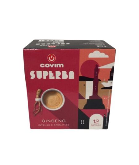 BOX 12 CPS CAFFE' GINSENG COVIM SUPERBA COMPATIBILE FIRMA