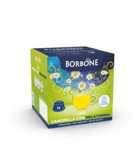 BOX 16 CAPSULE CAMOMILLA/MELATONINA BORBONE COMP.DOLCE GUSTO