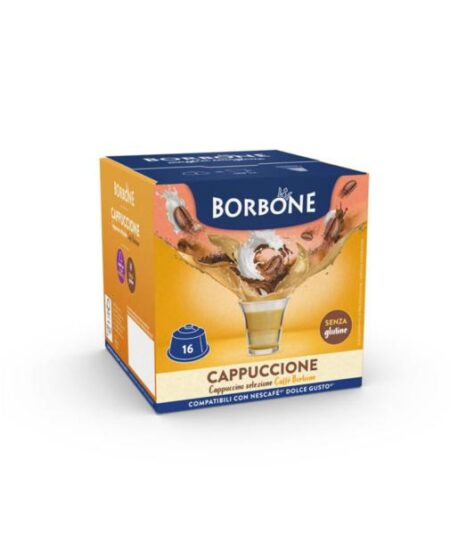 BOX 16 CAPSULE CAPPUCCINO BORBONE COMPATIB. DOLCE GUSTO