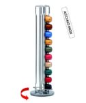 PORTACAPSULE ACCIAIO GIREVOLE GHIBLY CAPSULE NESPRESSO E CUP