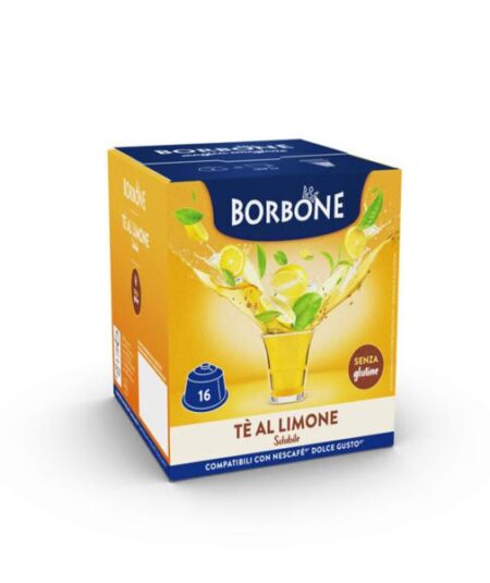 BOX 16 CAPSULE THE LIMONE BORBONE COMPATIBILI DOLCE GUSTO
