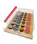 PORTA CAPSULE CAFFITALY SYSTEM IN LEGNO A CASSETTO ALISEO N