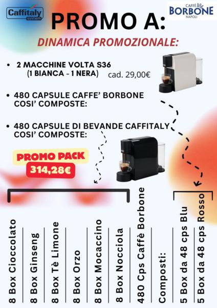 KIT PROMO A: BORBONE CON SOLUBILI E' CAFFE'