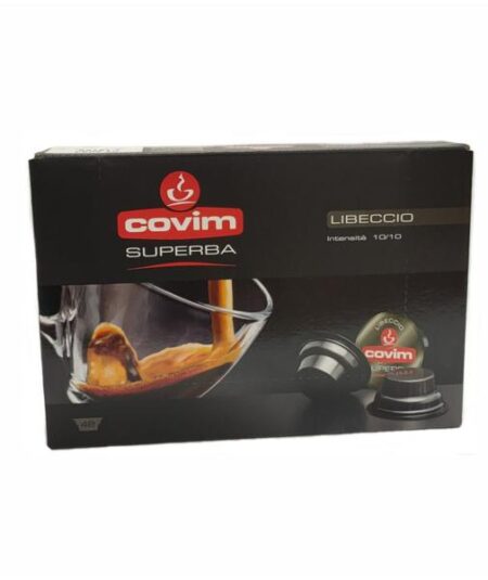BOX 48 CAPSULE COVIM LIBECCIO SUPERBA / LAVAZZA FIRMA