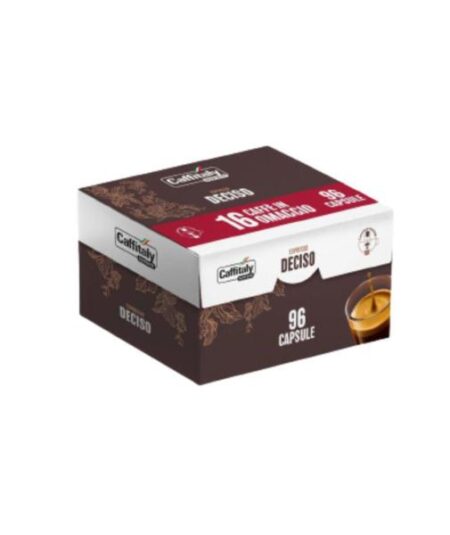 BOX 96 CAPSULE CAFFE' DECISO CAFFITALY SYSTEM