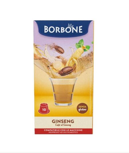 BOX 10 CAPSULE BORBONE GINSENG COMPATIBILI NESPRESSO
