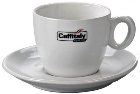 SET 6 TAZZE CAPPUCCINO COLORE BIANCO LINEA HORECA CAFFITALY