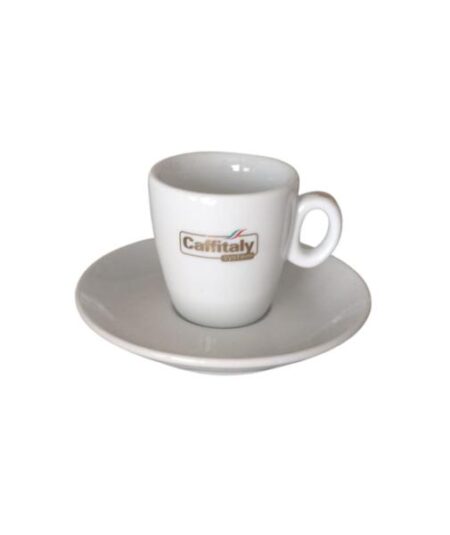SET 6 TAZZINE E PIATTINI CAFFE' LINEA CAFFITALY