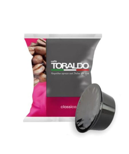 BOX 100 CAPSULE TORALDO COMPATIBILE CAFFITALY CLASSICA