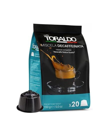 BUSTA 20CAPSULE TORALDO COMPATIBILI DOLCE GUSTO MISCELA DECA