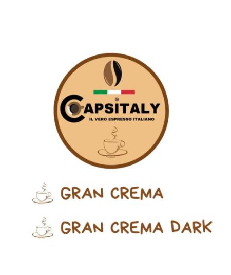 GRAN CREMA PER SISTEMA CAPSITALY - VARIANTE NORMALE E DARK