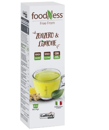 BOX 10 CAPSULE BEVANDA ZENZERO E LIMONE FOODNESS CAFFITALY