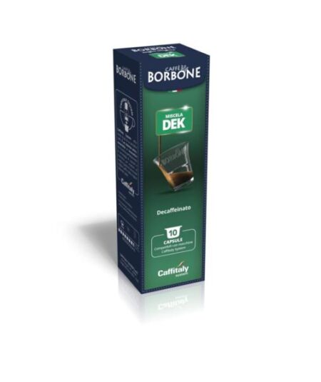 BOX 10 CAPSULE MISCELA DECA BORBONE CAFFITALY SYSTEM