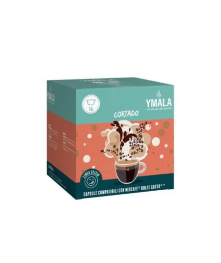 BOX 16 CAPSULE YMALA CORTADO COMPATIBILE DOLCE GUSTO