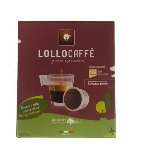 BOX 100 CAPSULE LOLLO COMPATIBILI LAVAZZA POINT CLASSICO