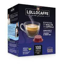 BOX 100 CAPSULE LOLLO COMPATIBILI MODO MIO MISCELA NERA
