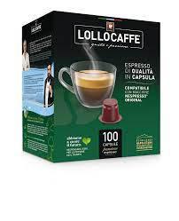 BOX 100 CAPSULE LOLLO COMPATIBILI NESPRESSO ARGENTO