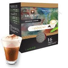 BOX 16 CAPSULE LOLLO COMPATIBILI MODO MIO CAPPUCCINO