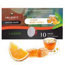 BOX 10 CAPSULE LOLLO NESPRESSO CAMOMILLA MIELE E ARANCIA
