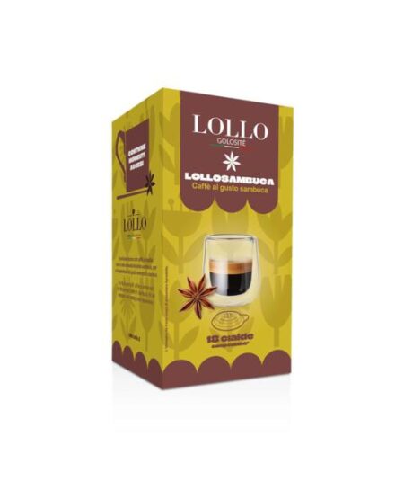BOX 18 CIALDE LOLLOBEVANDA GUSTO SAMBUCA