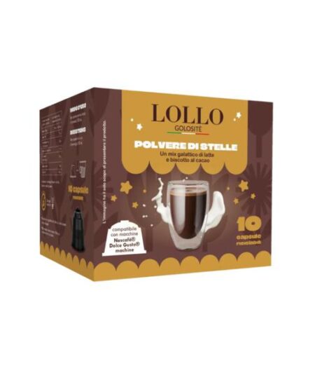 BOX 10 CAPS LOLLO DOLCE GUSTO CAPPUCCINO POLVERE DI STELLE