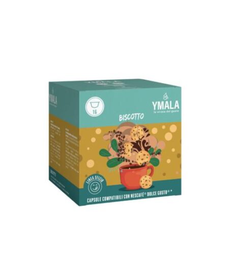 BOX 16 CAPSULE YMALA DOLCE GUSTO CAPPUCCINO AL BISCOTTO