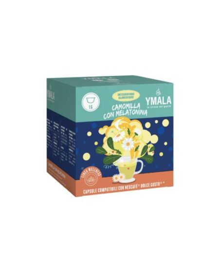 BOX 16 CAPSULE YMALA DOLCE GUSTO CAMOMILLA CON MELATONINA
