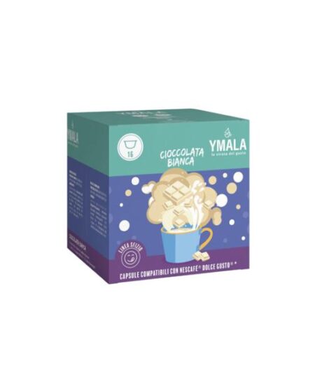 BOX 16 CAPSULE YMALA DOLCE GUSTO CIOCCOLATA BIANCA