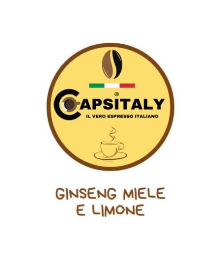 BOX 20 CAPSULE CAPSITALY - CUPSY GINSENG MIELE E LIMONE