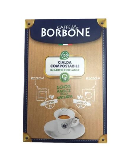 BOX 150 CIALDE CAFFE' BORBONE MISCELA NERA