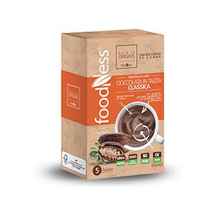 BOX 5 BUSTE DI CIOCCOLATO BIO SOLUBILE FOODNESS MONODOSE