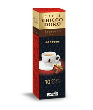 BOX 10 CAPSULE CAFFE' ESPRESSO FORTE CHICCO D'ORO