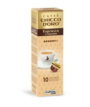 BOX 10 CAPSULE CHICCO D'ORO ESPRESSO L'ITALIANO CAFFITALY SY